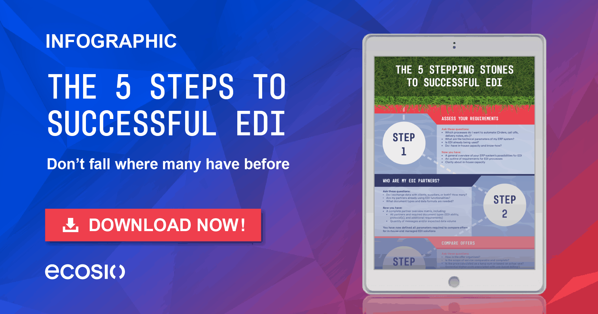 Infographic - 5 Stepping Stones to Successful EDI