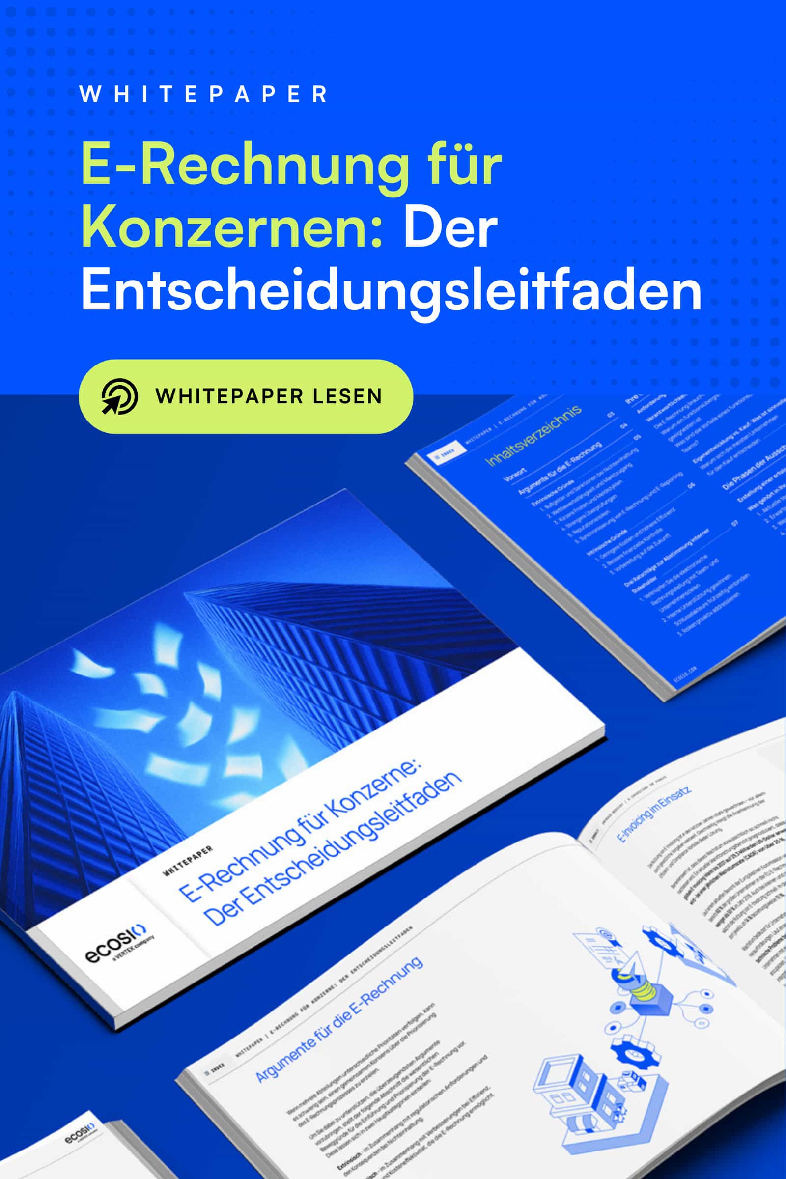 Whitepaper E-Rechnung für Konzernen Der Entscheidungsleitfaden (portrait)