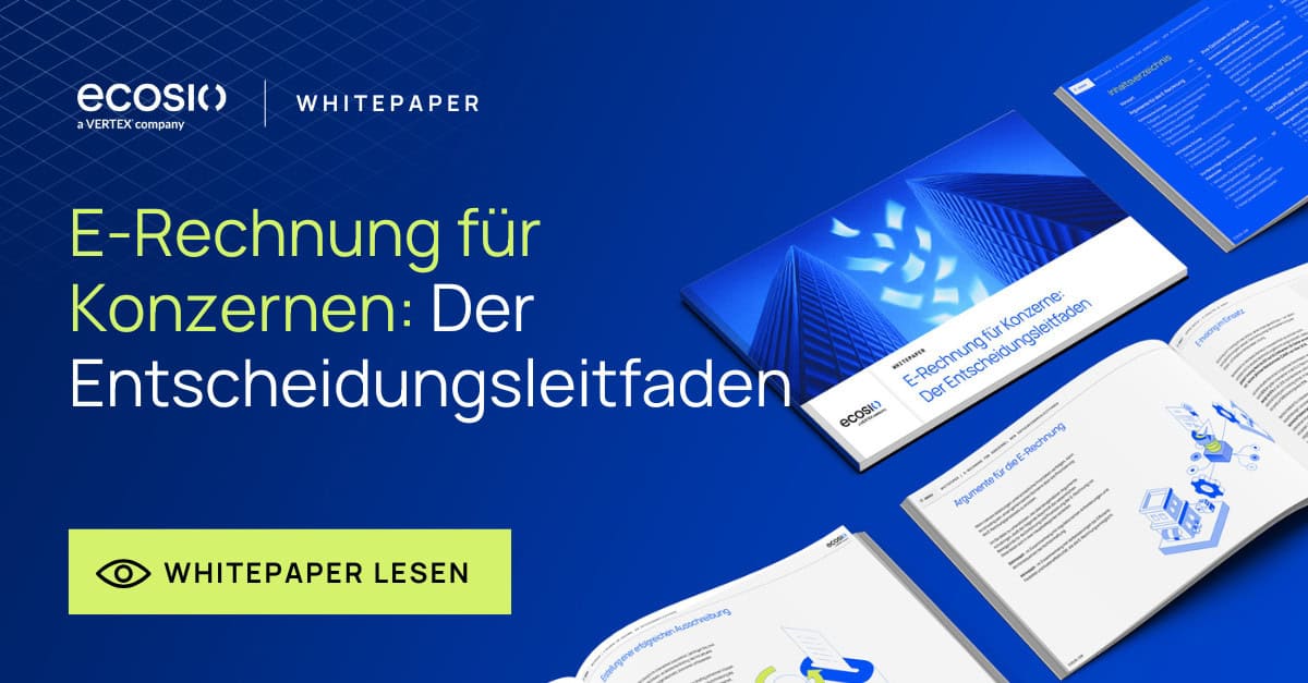 Whitepaper „E-Rechnung für Konzerne: Der Entscheidungsleitfaden“ – Download-CTA