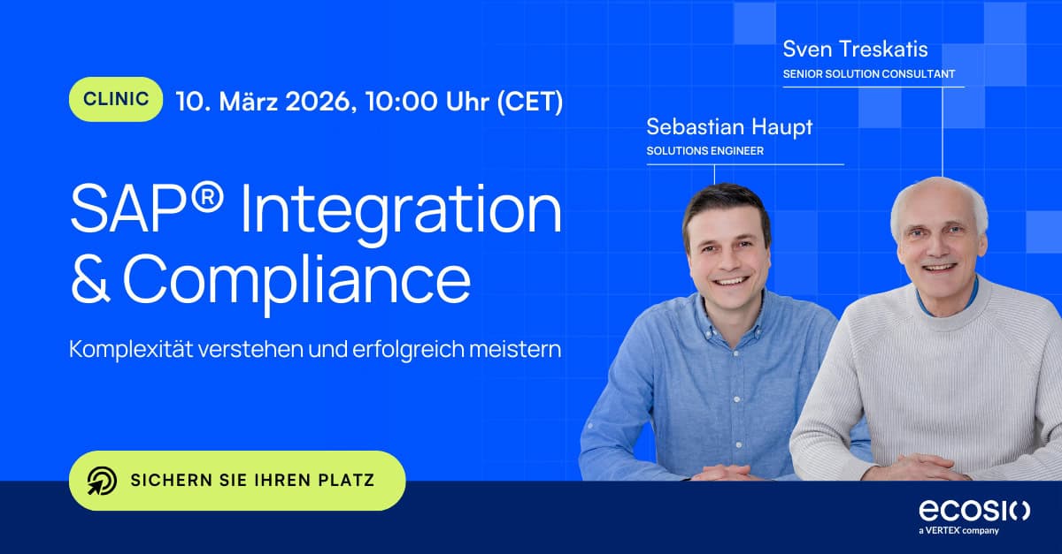 SAP Integration & Compliance de-clinic