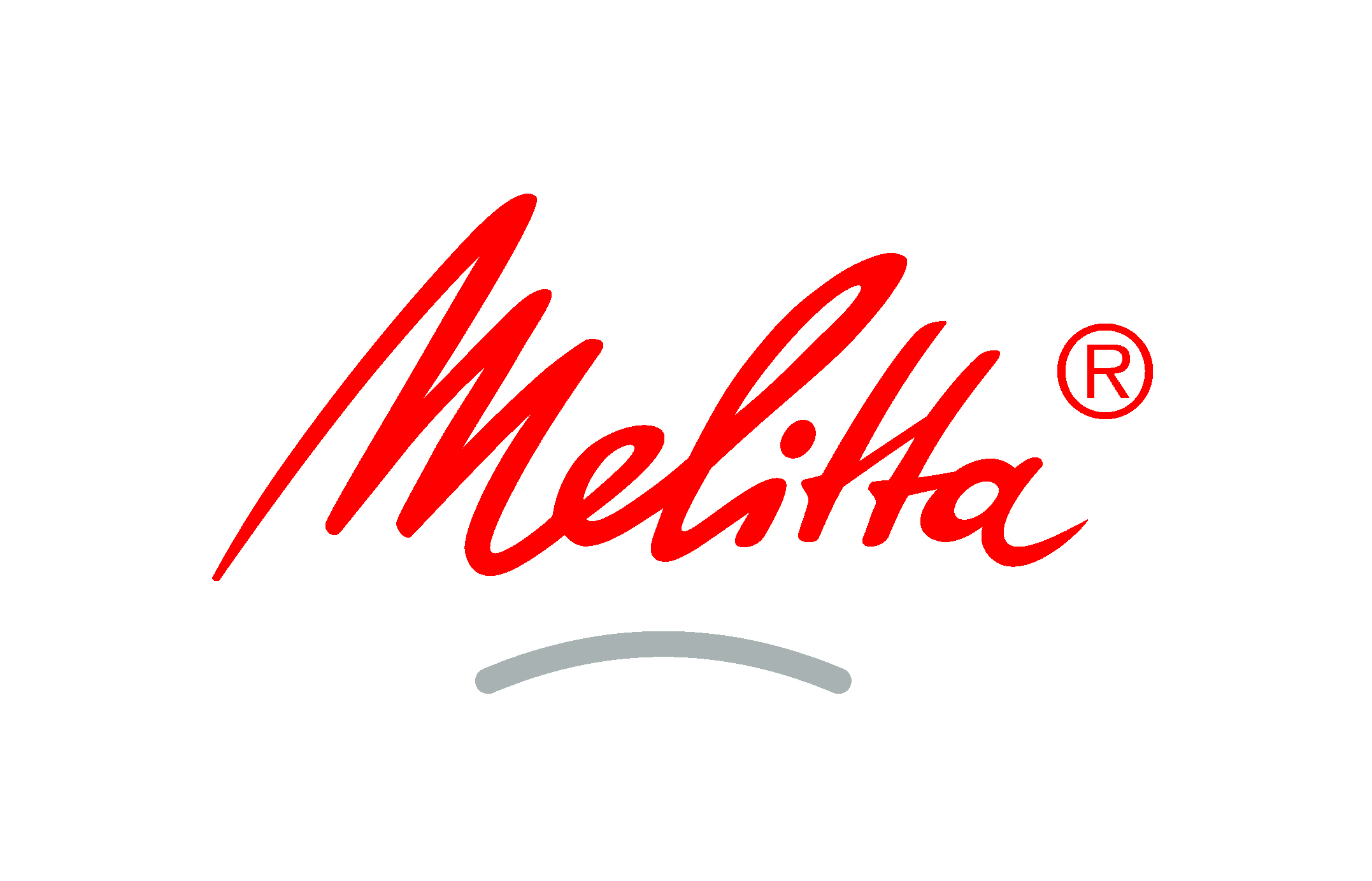 Melitta Logo in roter Schrift auf weißem Hintergrund